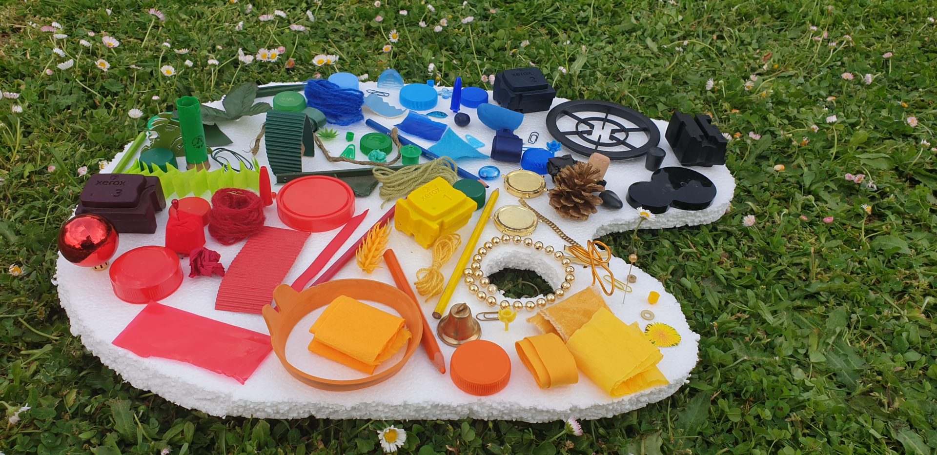 Séance d’arts plastiques en 6eme Jeanne d'Arc Civray